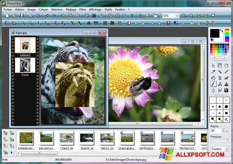 Ekraanipilt PhotoFiltre Windows XP
