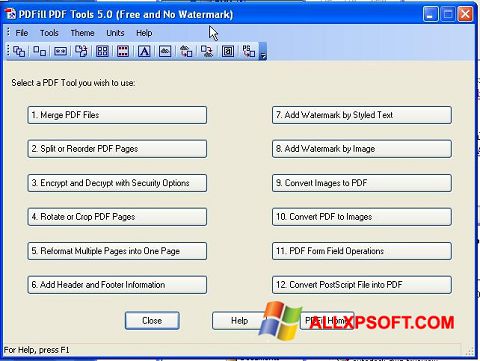 Ekraanipilt Pdf995 Windows XP