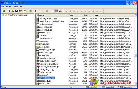 Ekraanipilt Teleport Pro Windows XP