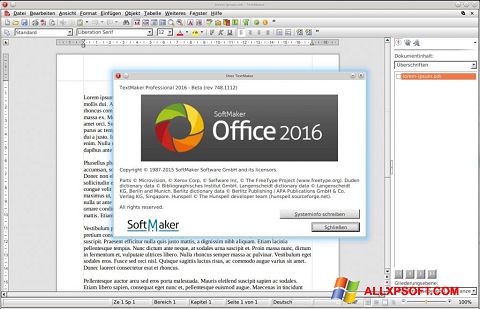 Ekraanipilt SoftMaker Office Windows XP