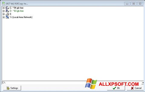 Ekraanipilt KillCopy Windows XP