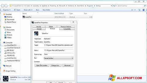 Ekraanipilt SpeedFan Windows XP
