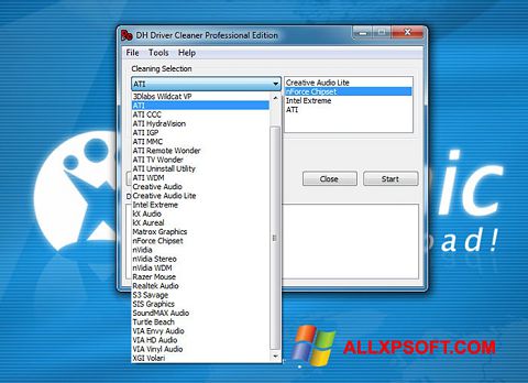 Ekraanipilt Driver Cleaner Windows XP