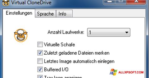 Ekraanipilt Virtual CloneDrive Windows XP