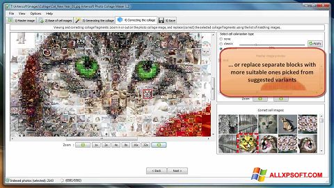 Ekraanipilt Photo Collage Maker Windows XP