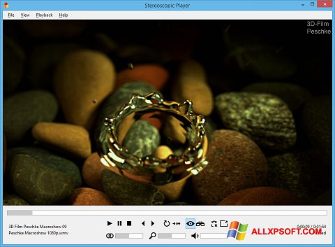 Ekraanipilt Stereoscopic Player Windows XP