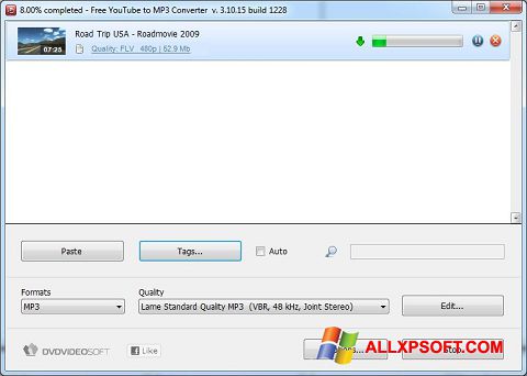 Ekraanipilt Free YouTube to MP3 Converter Windows XP
