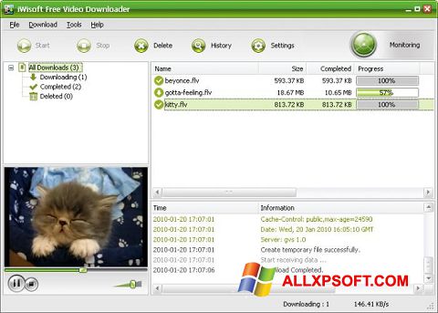 Ekraanipilt Free Video Catcher Windows XP