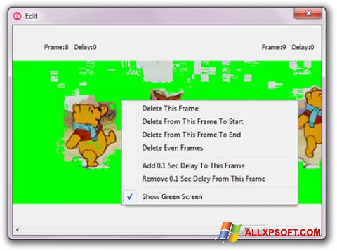 Ekraanipilt GifCam Windows XP