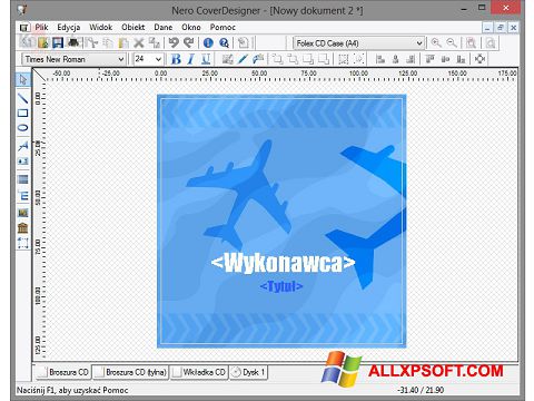 Ekraanipilt Nero Cover Designer Windows XP