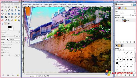 Ekraanipilt GIMP Windows XP