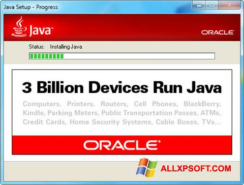 Ekraanipilt Java Runtime Environment Windows XP