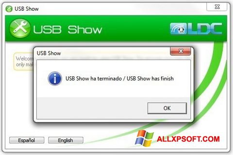 Ekraanipilt USB Show Windows XP