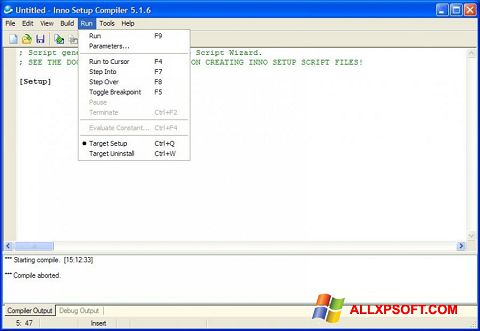 Ekraanipilt Inno Setup Windows XP