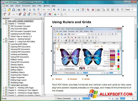 Ekraanipilt Foxit PDF Editor Windows XP