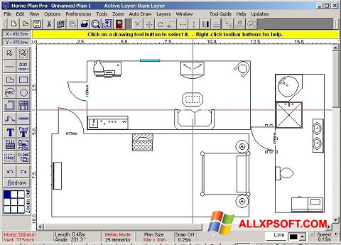 Ekraanipilt Home Plan Pro Windows XP
