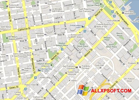 Ekraanipilt Google Maps Windows XP