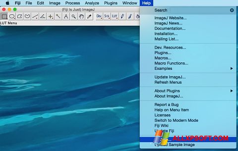 Ekraanipilt ImageJ Windows XP