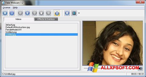 Ekraanipilt Fake Webcam Windows XP
