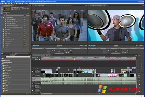 Ekraanipilt Adobe Premiere Pro Windows XP