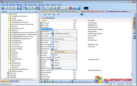 Ekraanipilt Remote Administration Tool Windows XP
