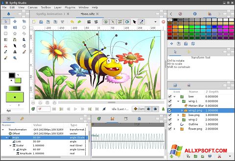 Ekraanipilt Synfig Studio Windows XP