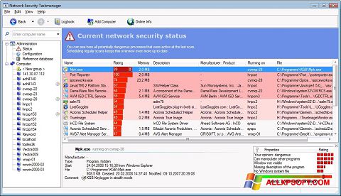 Ekraanipilt Security Task Manager Windows XP
