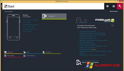 Ekraanipilt MOBILedit! Windows XP