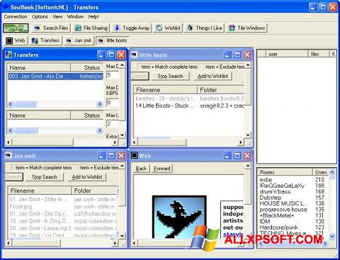 Ekraanipilt Soulseek Windows XP