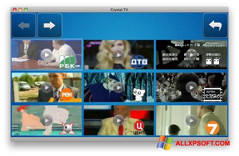 Ekraanipilt Crystal TV Windows XP