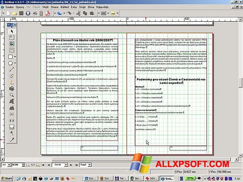 Ekraanipilt Scribus Windows XP