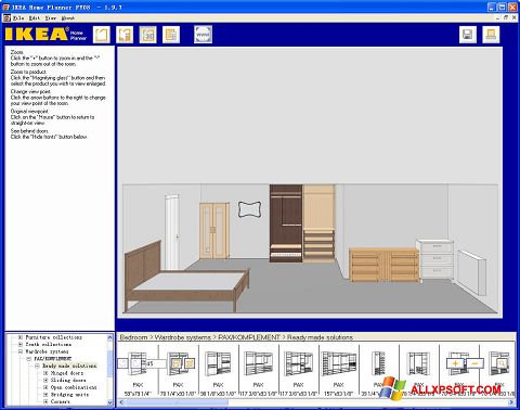 Ekraanipilt IKEA Home Planner Windows XP