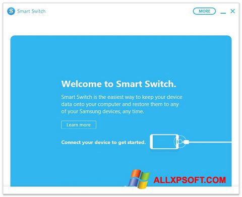 Ekraanipilt Samsung Smart Switch Windows XP