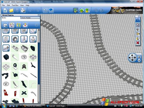 Ekraanipilt LEGO Digital Designer Windows XP
