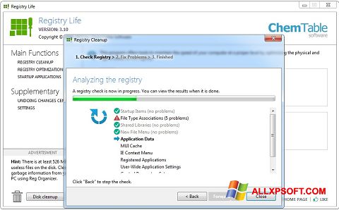 Ekraanipilt Registry Life Windows XP