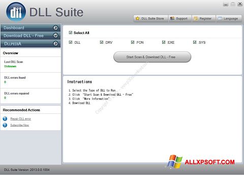 Ekraanipilt DLL Suite Windows XP