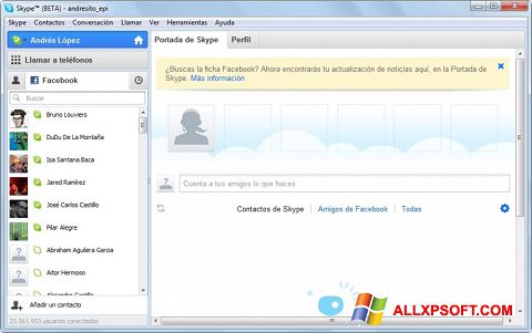 Ekraanipilt Skype Beta Windows XP