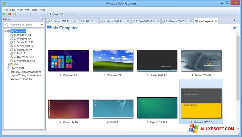 Ekraanipilt VMware Workstation Windows XP