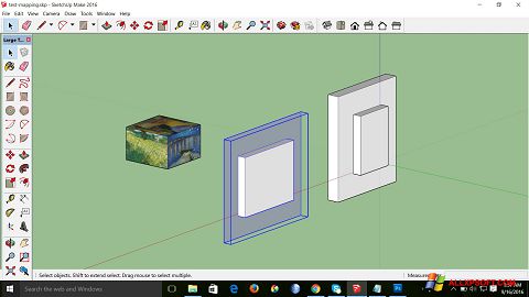 Ekraanipilt SketchUp Make Windows XP