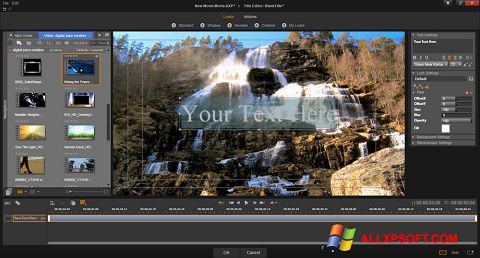 Ekraanipilt Pinnacle Studio Windows XP