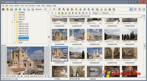 Ekraanipilt FastStone Image Viewer Windows XP