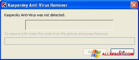 Ekraanipilt KAVremover Windows XP