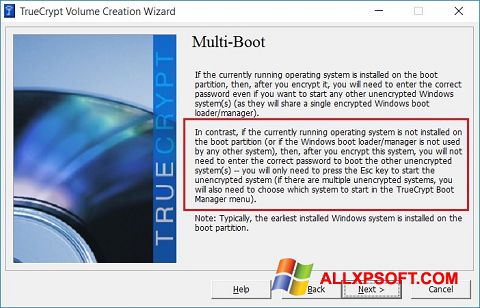 Ekraanipilt MultiBoot Windows XP